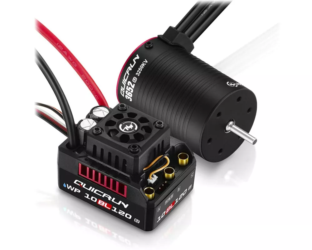 Hobbywing Brushless-Antriebsset WP 10BL120 G2 3660SL-3250KV Combo 1:10
