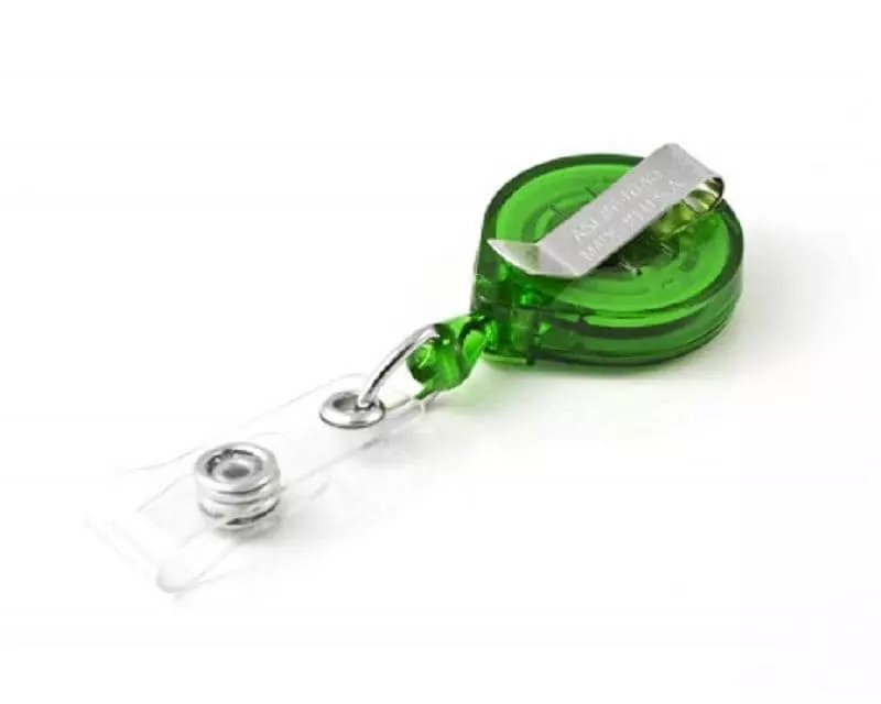 KEY-BAK Ausweishalter KB Mini-Badge 90 cm, mit clip, Grün