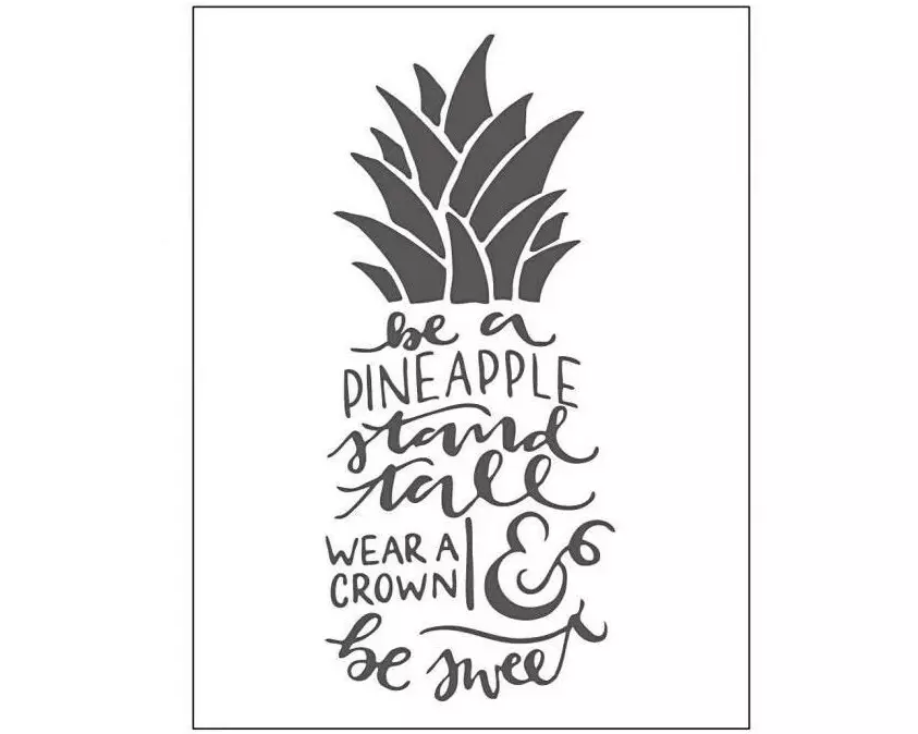 Creativ Company Prägeschablone 11 x 14 cm, Worte