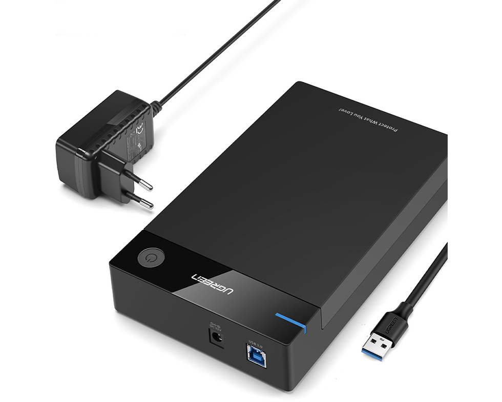 UGREEN SATA Hard Driver Enclosure 50422 USB 3.0 B to 3.5,2.5 (BB)
