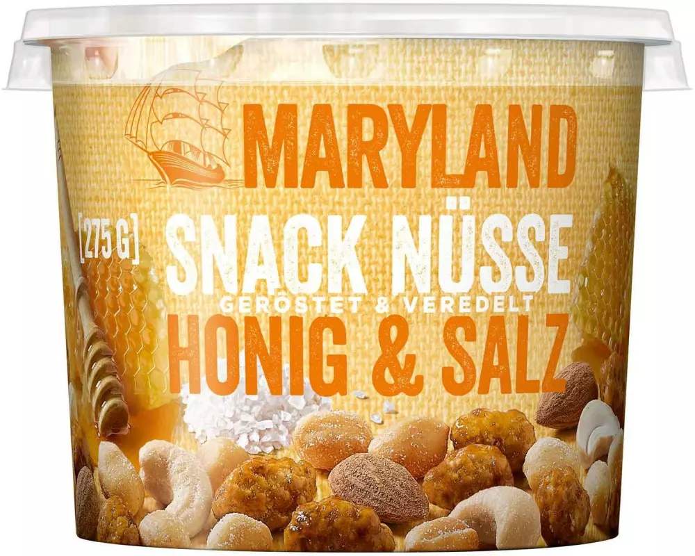 Maryland Snack Nüsse Honig und Salz 275 g