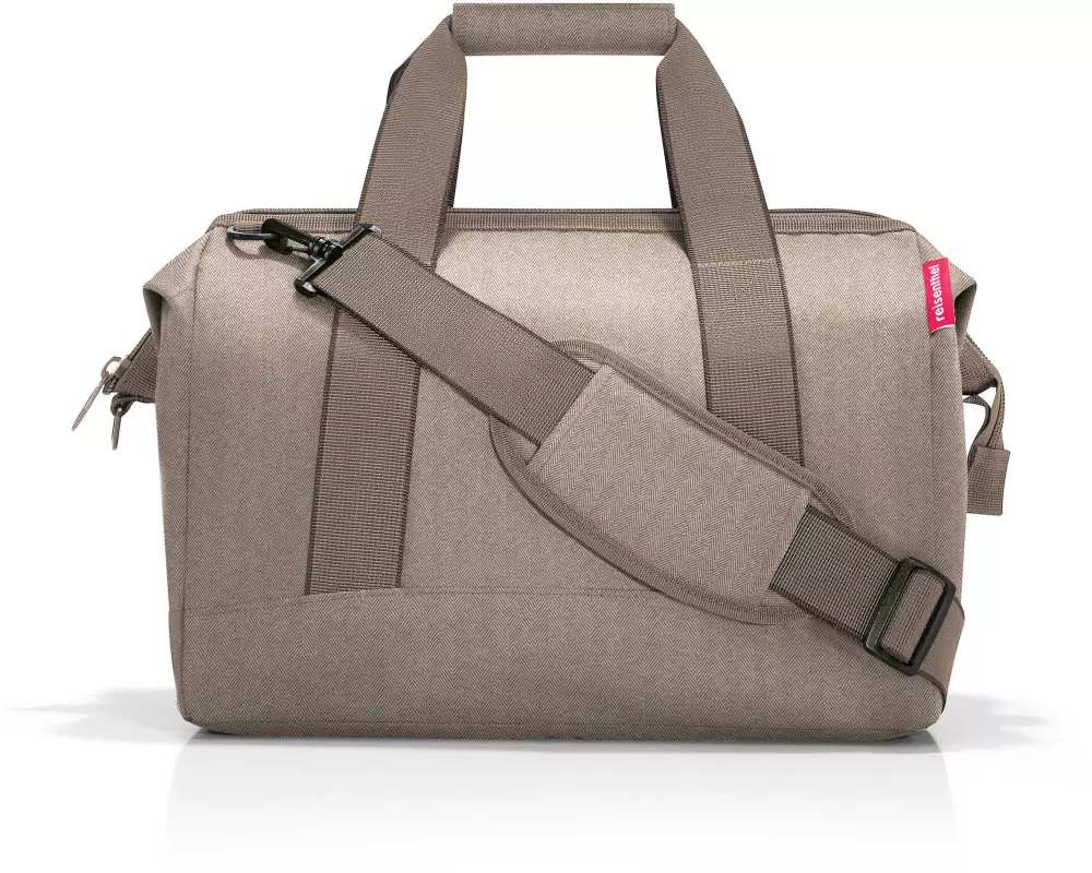 Reisenthel Umhängetasche Allrounder M Herringbone Mokka