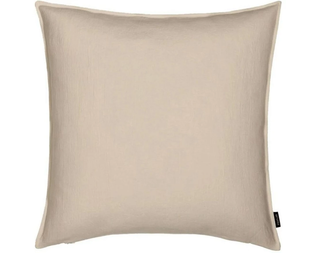PROFLAX Kissenbezug Leinen 50 x 50 cm, Sand