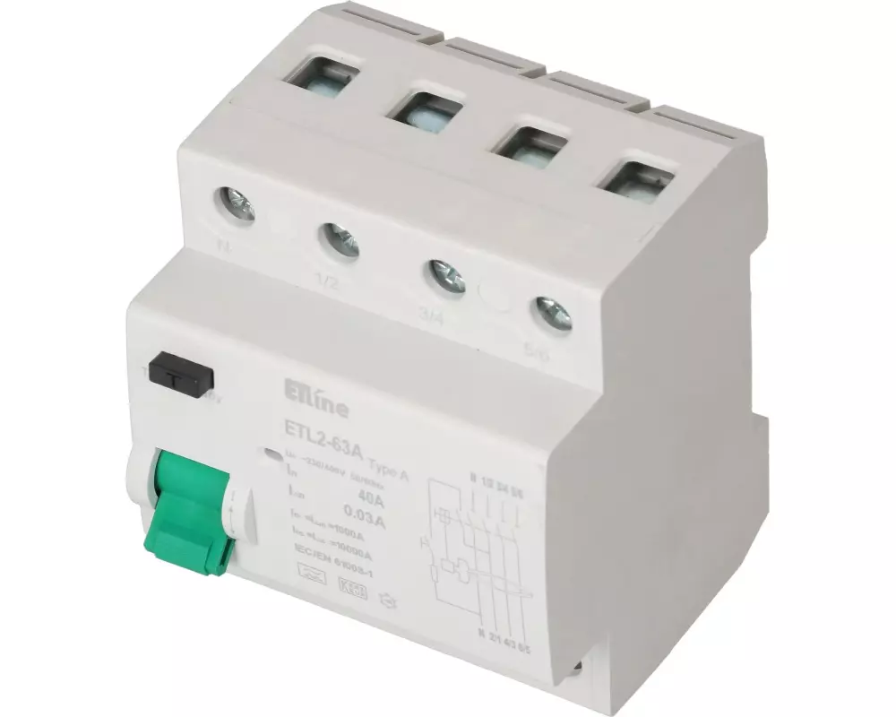 Max Hauri Build FI Schalter 3P+N 40 A