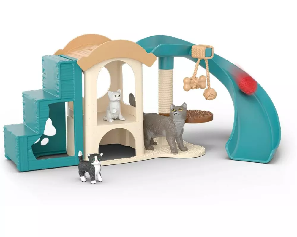 Schleich Spielfigurenset Spielspass für Katzen