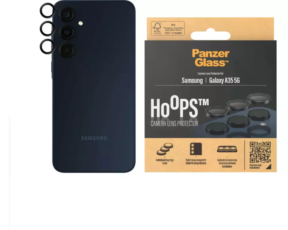 Panzerglass Lens Protector Rings HOOPS Galaxy A35