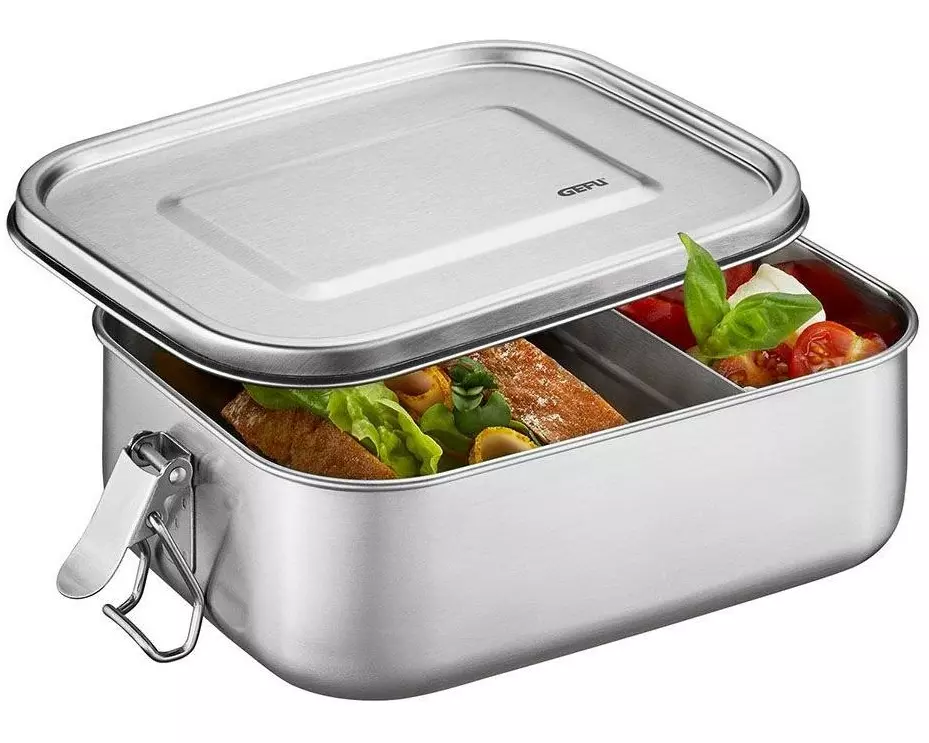 GEFU Lunchbox Endure Silber, 1000 ml