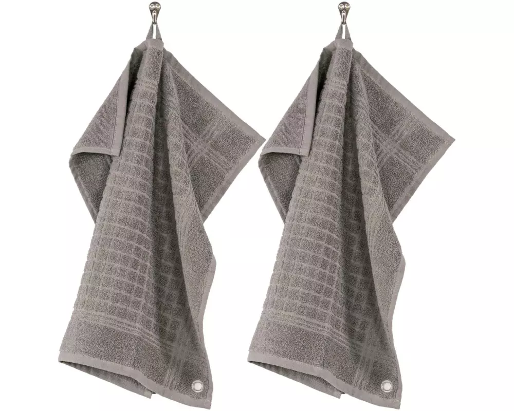 Tiseco Geschirrtuch Pharao 2er Set Grau