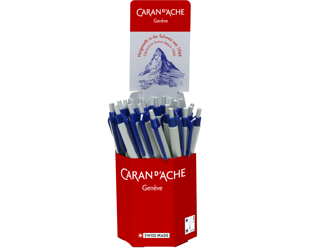 CARAN D'ACHE Kugelschreiber 825 825.297 Becherdisplay 30 Stück