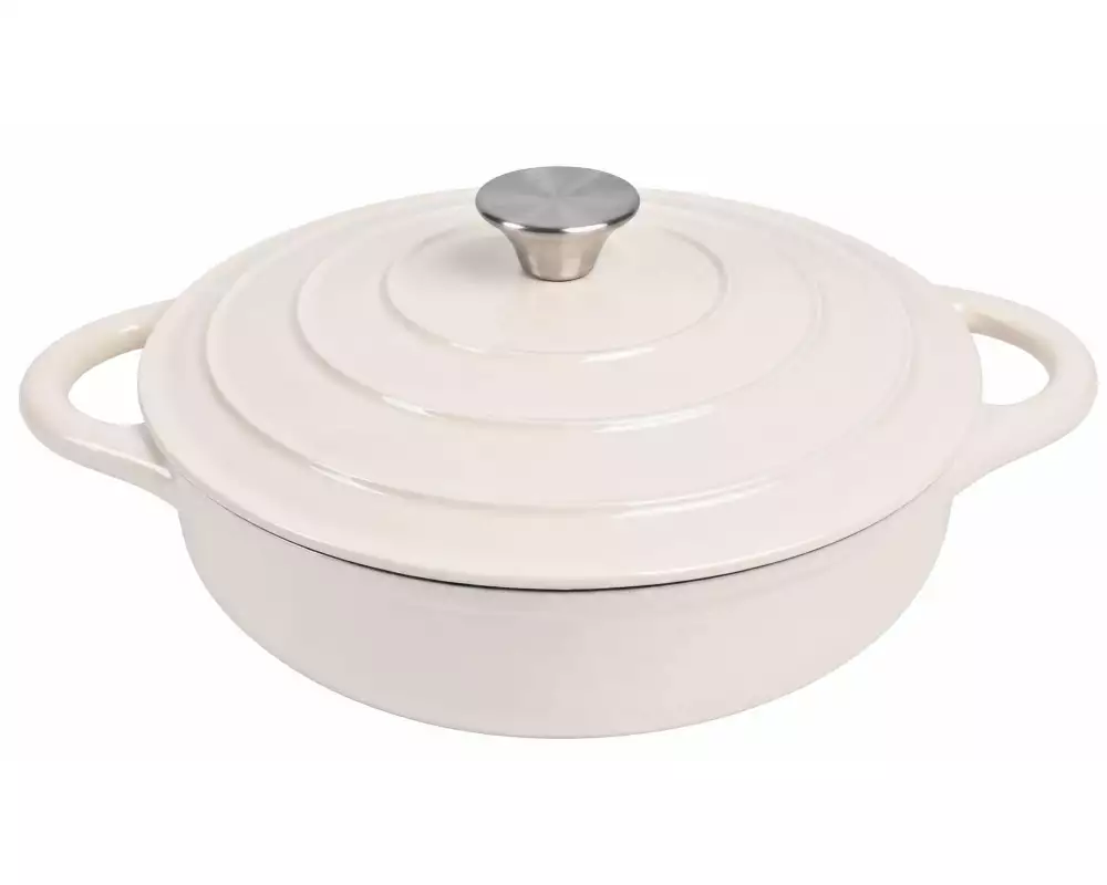 COCON Bräter Gusseisen 3.5 L, Beige
