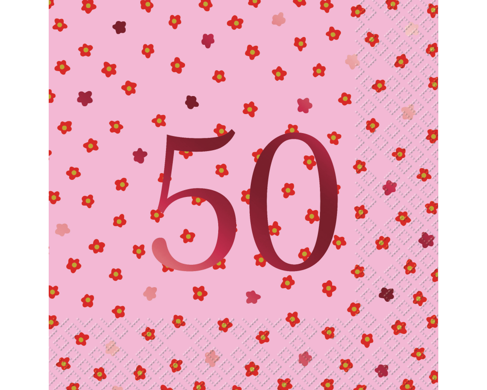 STEWO Servietten Yreka 33x33cm 2572516725 rosa 20 Stück