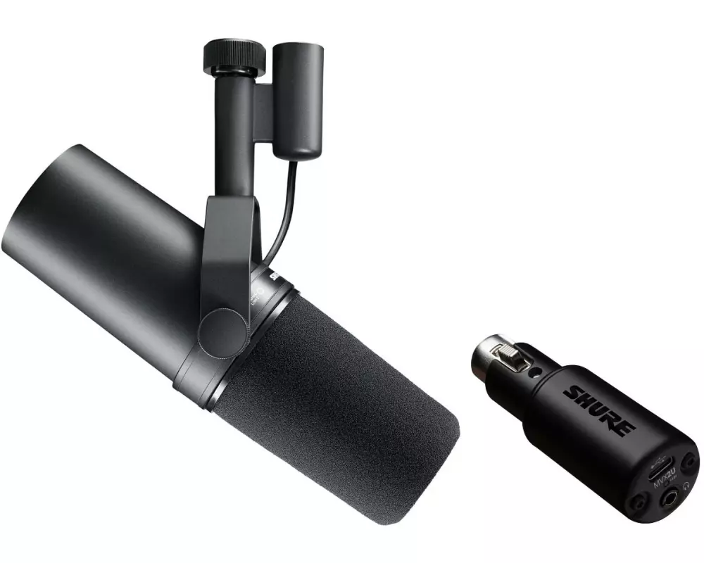 Shure Mikrofon SM7B MOTIV MVX2U – Kit
