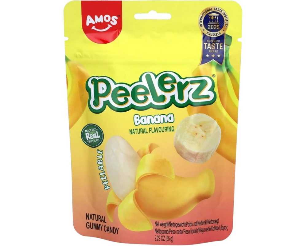 Amos Fruchtgummi Peelerz Banana 65 g