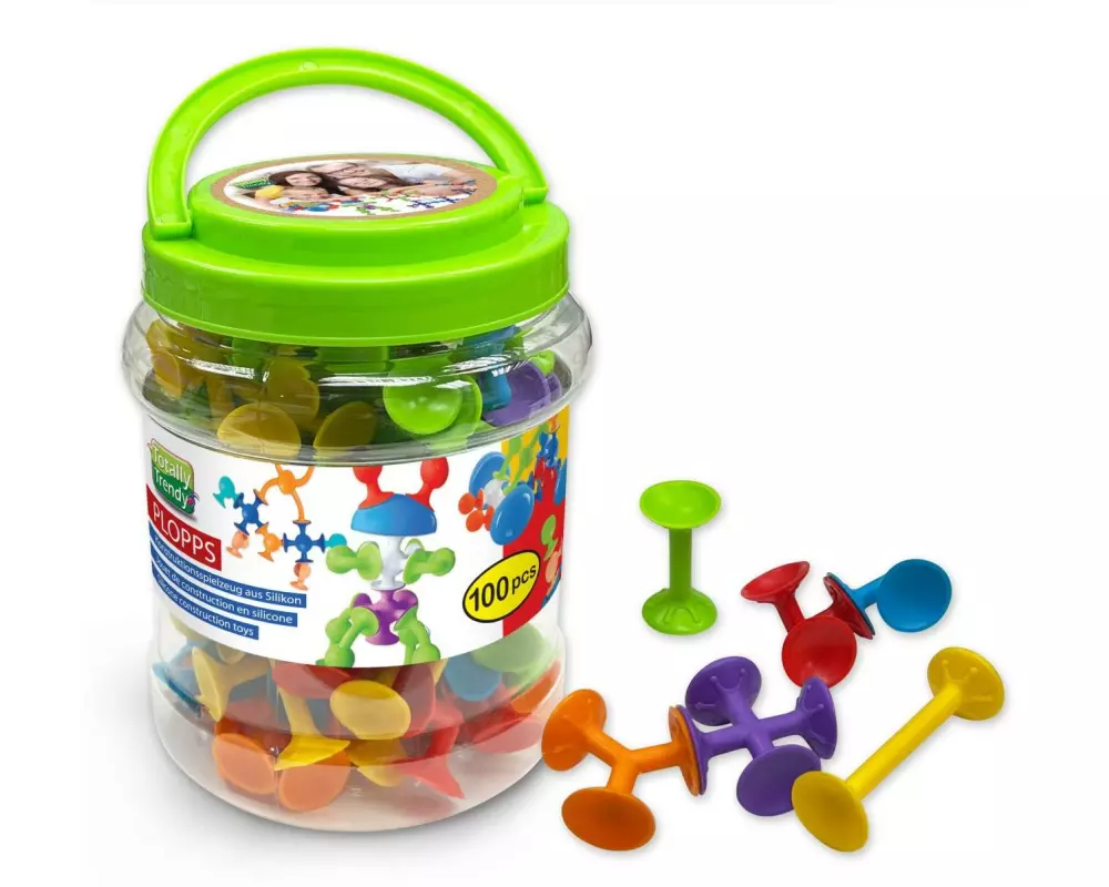Totally Familienspiel Silikon Plopps Konstruktionsspielzeug
