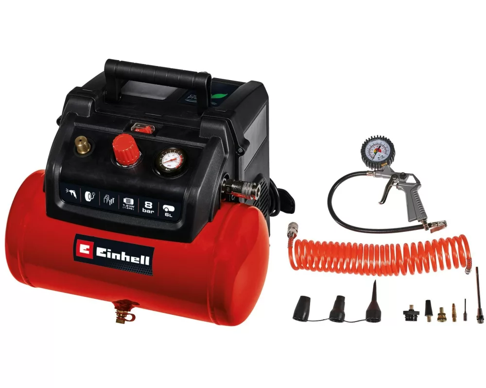 Einhell Kompressor TC-AC 190/6/8 OF Set
