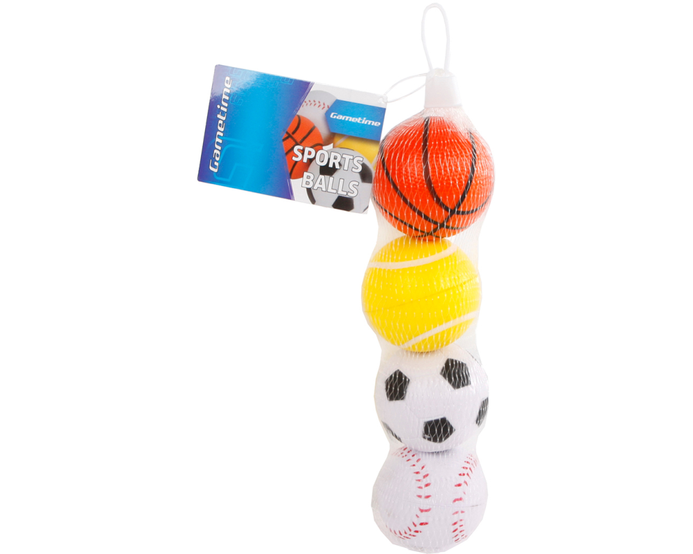 ROOST Sportbälle 6cm 620121 4 Stück