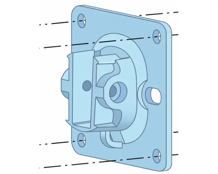 HPE Aruba AP-270-MNT-H2 Mount Kit, AP-270 Series, Access Flush Wall or Ceiling Mount
