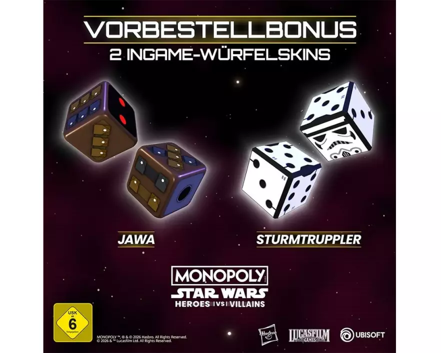 Ubisoft Monopoly: Star Wars Heroes vs Villains PS5 (Box)