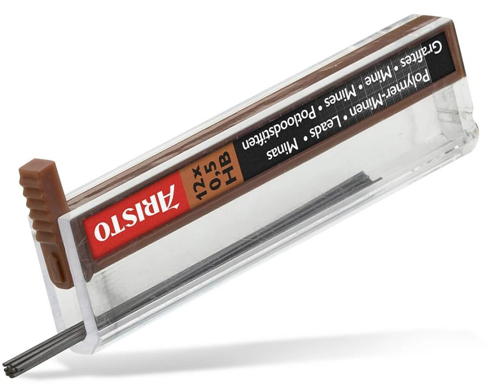 Aristo Hi-Polymer Feinminen 0.5 mm, Schwarz
