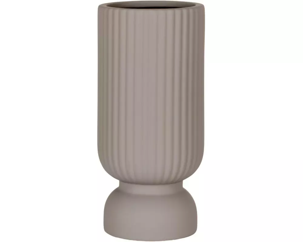 House Nordic Vase rund 25.5 cm, Grau