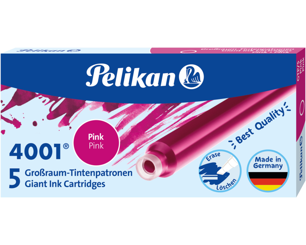 PELIKAN Tintenpatrone GTP/5 pink 5 Stück