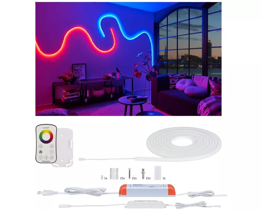 Paulmann LED-Stripe MaxLED Flow RGB, 5 m Basisset