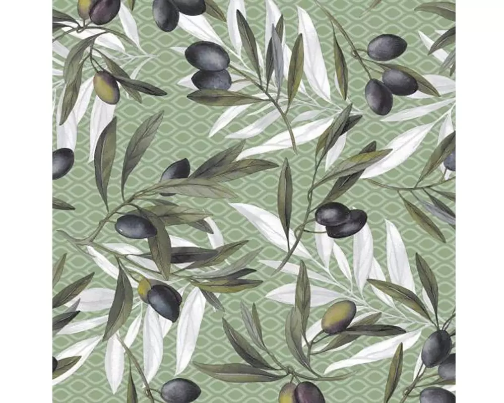 Hubatka Tischdecke Ideal, Olives, rund, ⌀ 140 cm