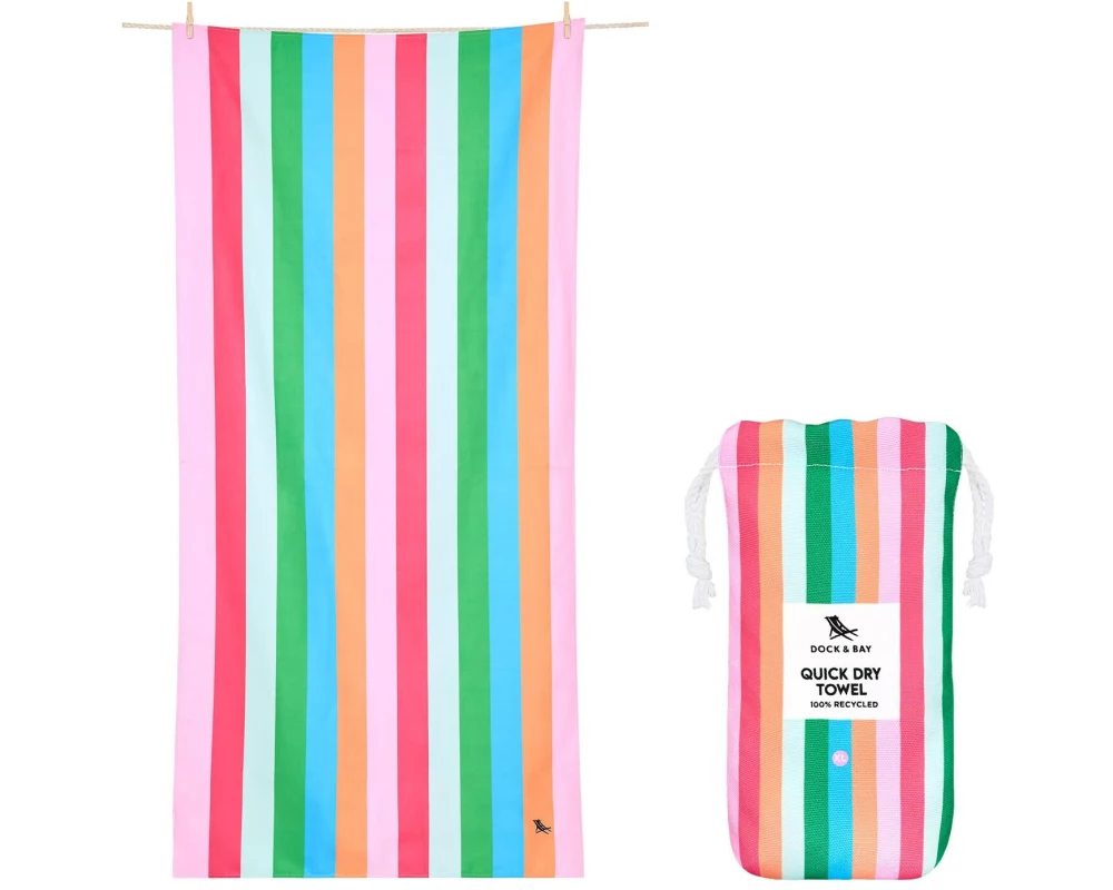 Dock & Bay Badetuch Tutti Frutti XL, Mehrfarbig