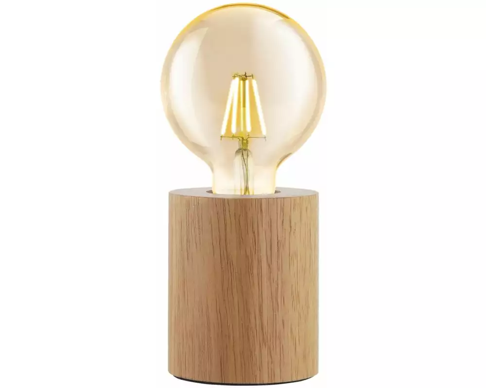 EGLO Leuchten Tischleuchte TURIALDO 1x E27, Braun