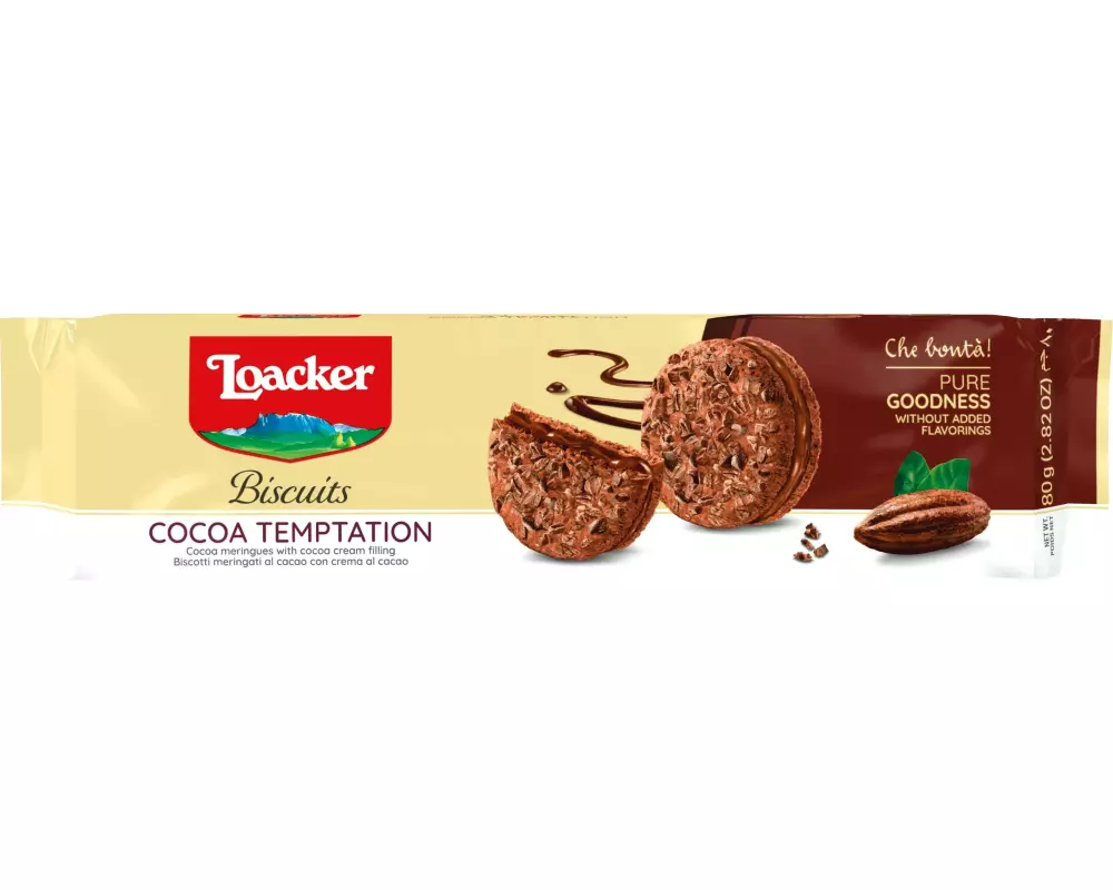Loacker Biscuits Cocoa Temptation 80 g