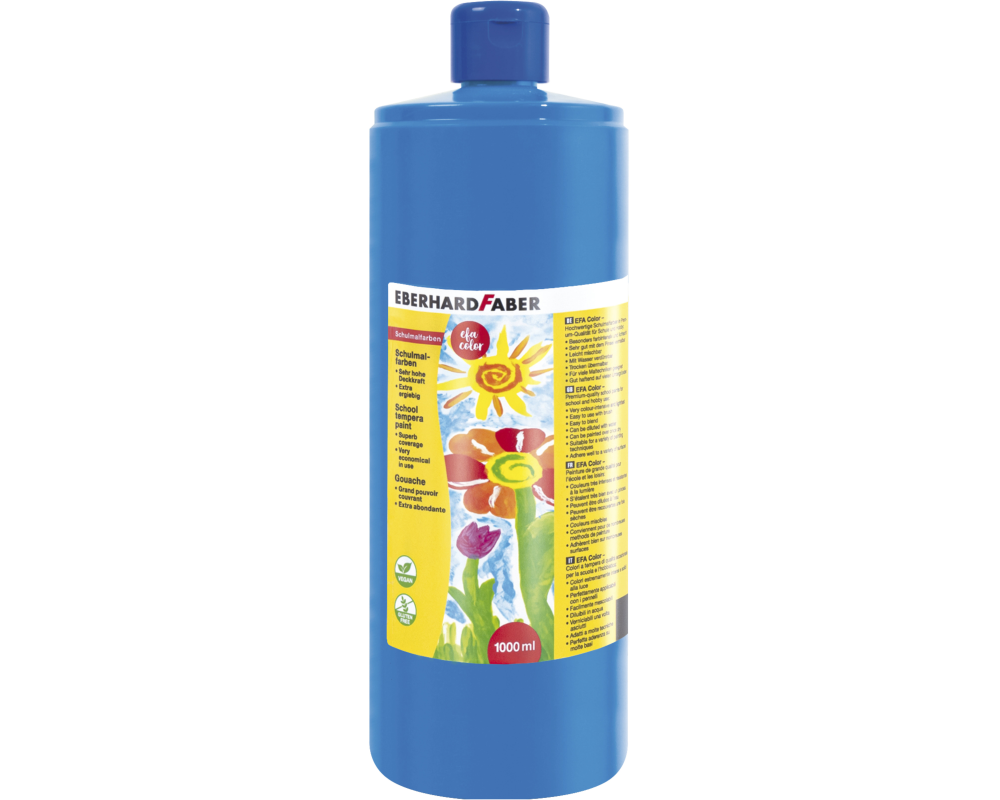 EBERHARD FABER Deckfarbe 1000ml 575047 phthaloblau
