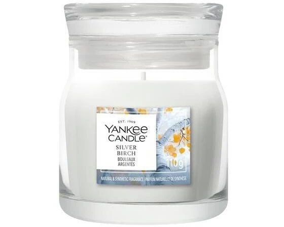 Yankee Candle Signature Duftkerze Silver Birch Signature Small Jar