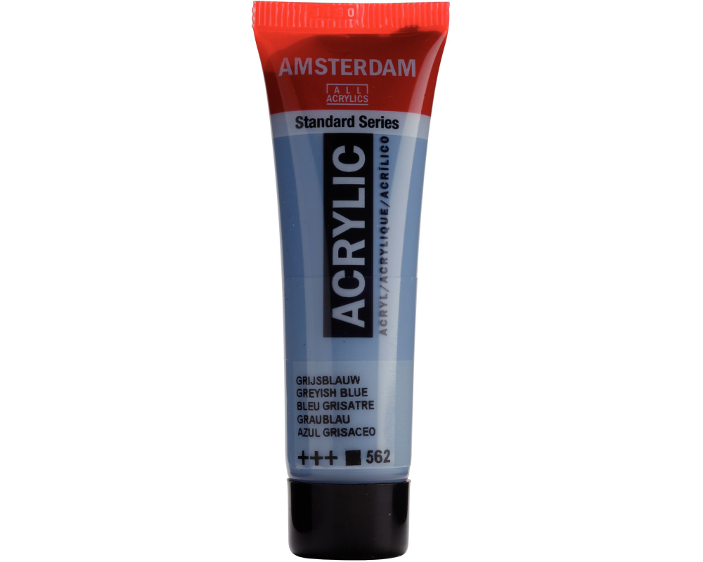 AMSTERDAM Acrylfarbe 20ml 17045620 Graublau 562