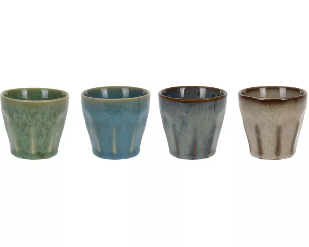 FURBER Espressotasse 90 ml, 4 Stück, Mehrfarbig