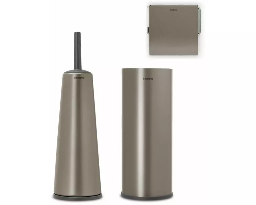 Brabantia Toilettenbürste Set ReNew Platin