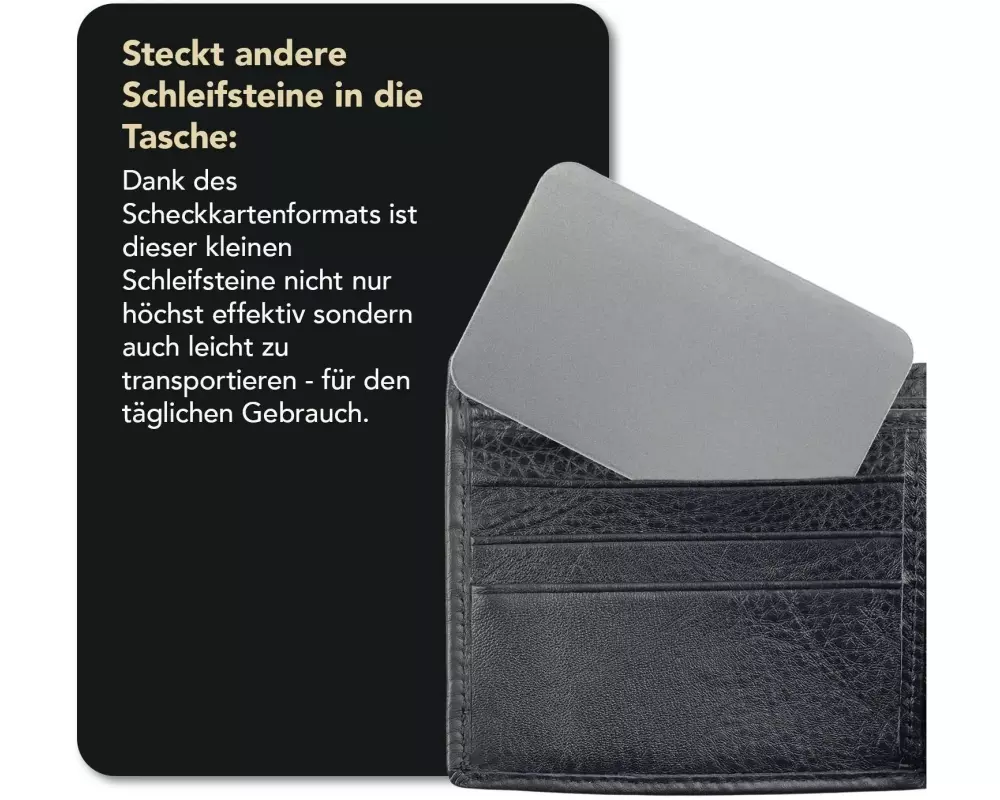 DMT Dia-Sharp Diamant Taschenschleifstein im Kreditkartenformat
