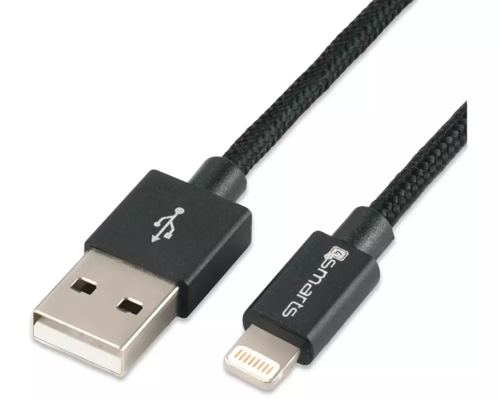 4smarts USB-Kabel RAPIDCord, MFI, 2A USB A - Lightning 1 m