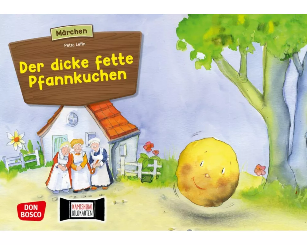 Der dicke fette Pfannkuchen. Kamishibai Bildkartenset