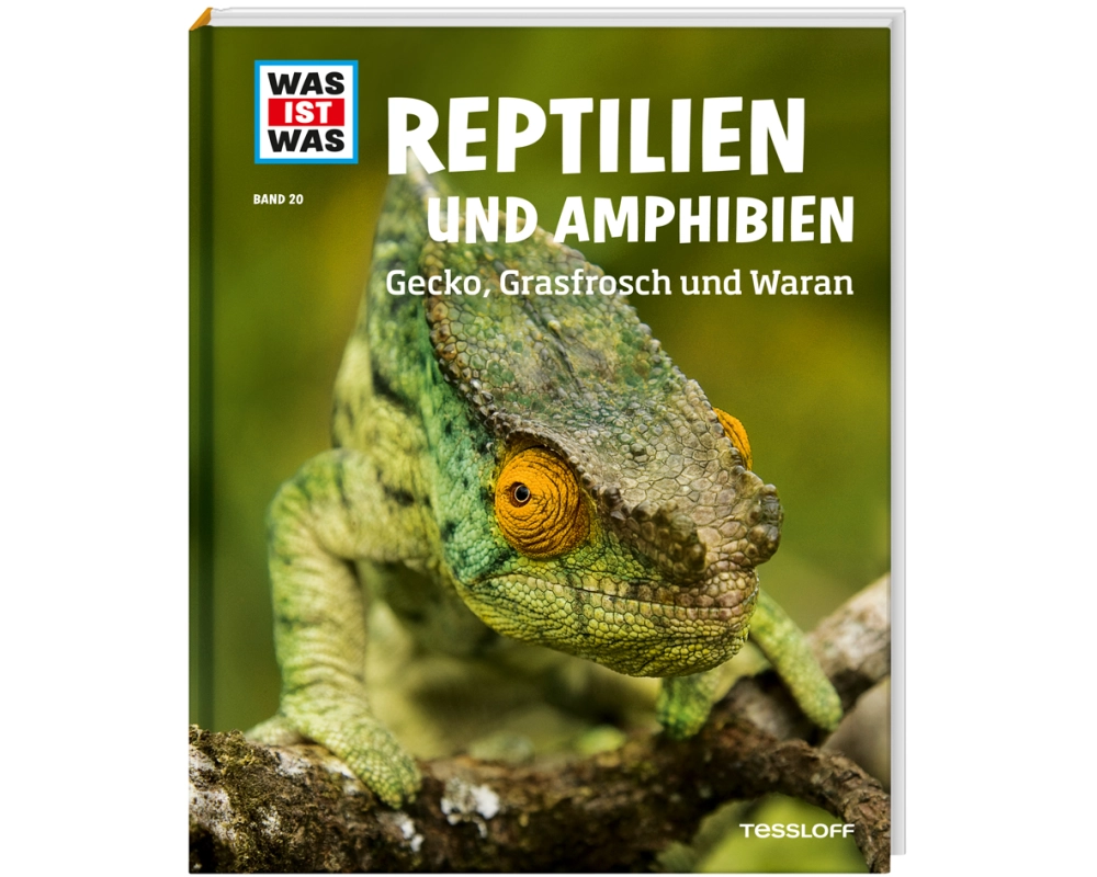 WAS IST WAS Band 20 Reptilien und Amphibien. Gecko, Grasfrosch und Wa