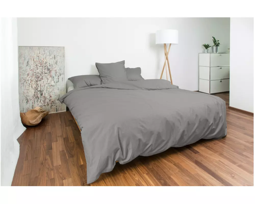 Night Fashion Duvetbezug Edi 200 x 210 cm, Grau