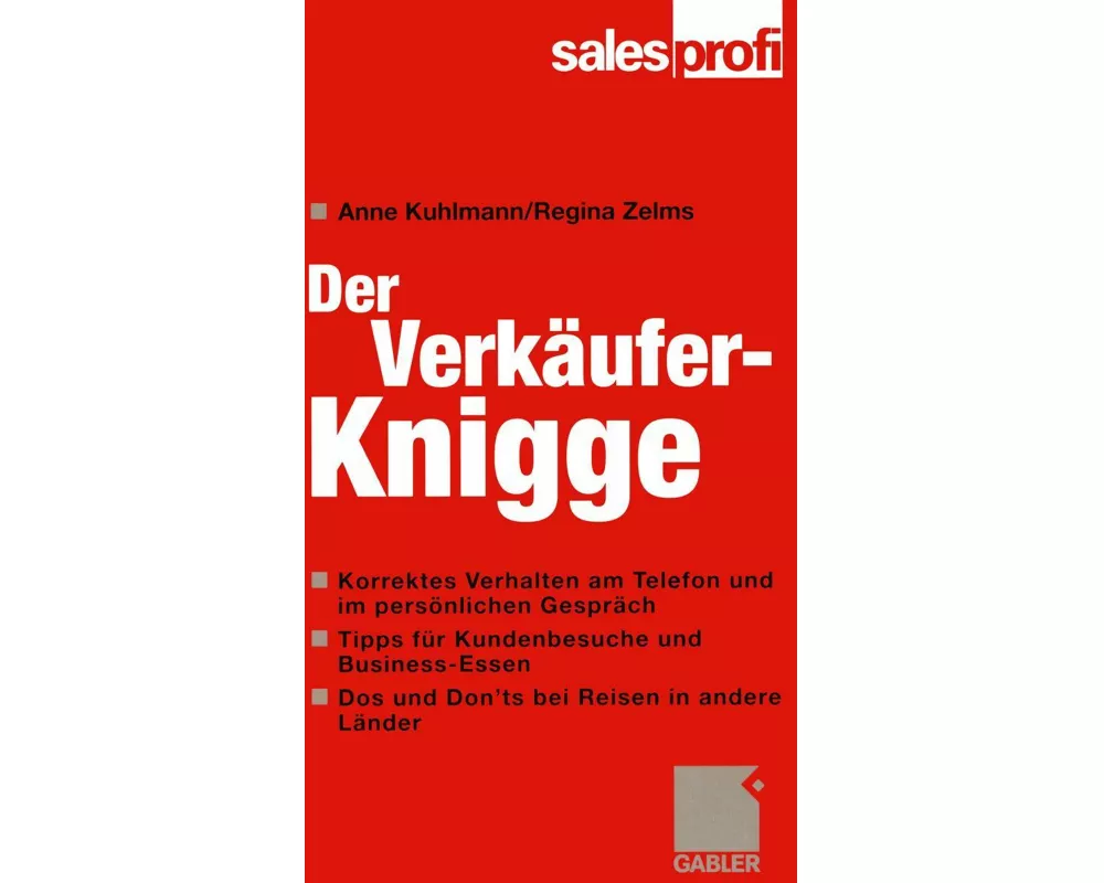 Der Verkäufer-Knigge