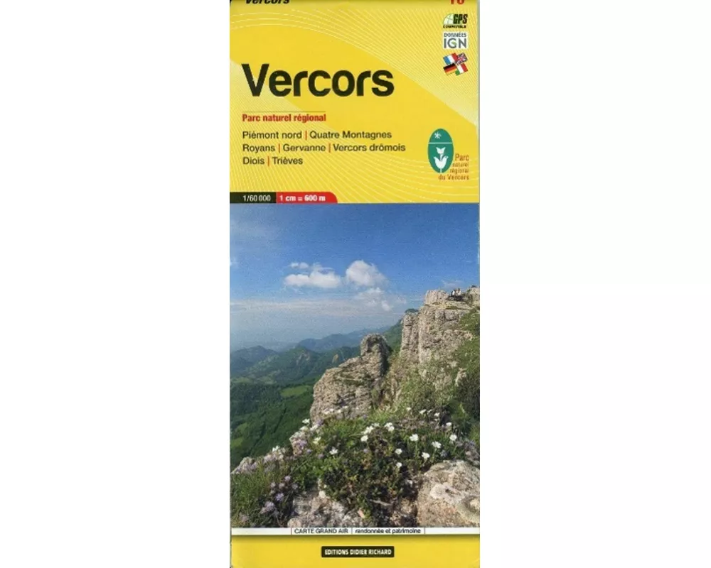 Libris Wanderkarte 10 Vercors 1 : 60 000