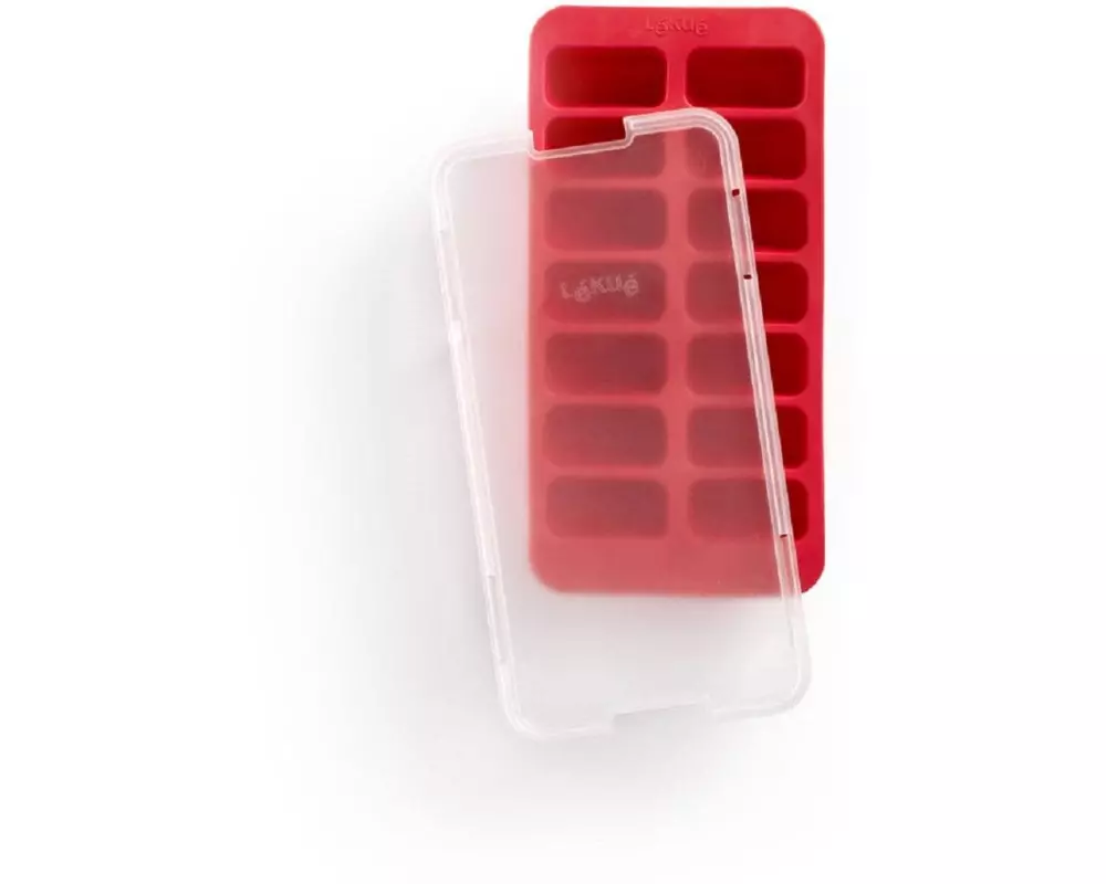 Lékué Eiswürfelform Rot