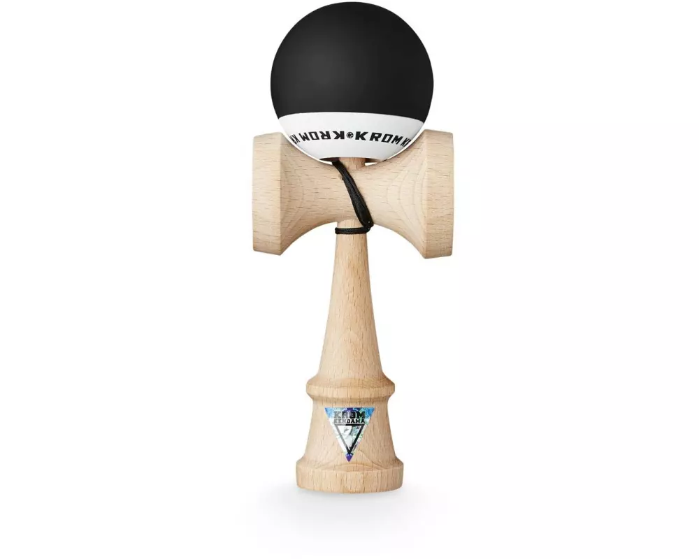 KROM KENDAMA Kendama Krom Pop Rubber Black