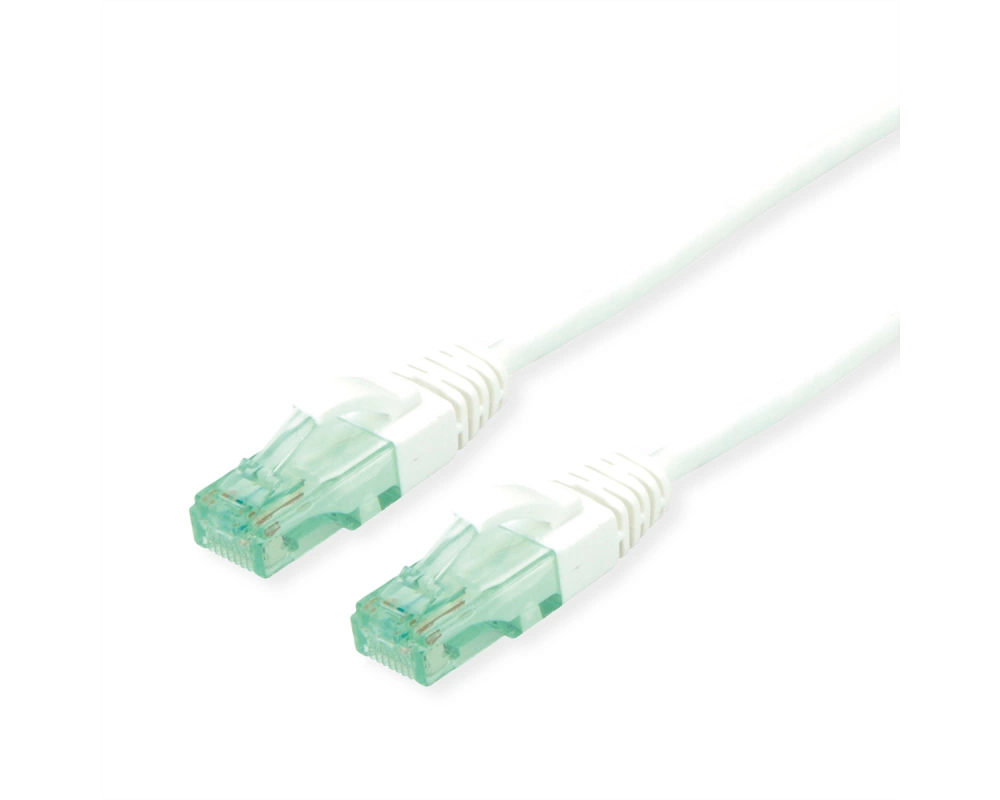 ROLINE RM Patchkabel Cat.6A UTP, weiß, 2 m