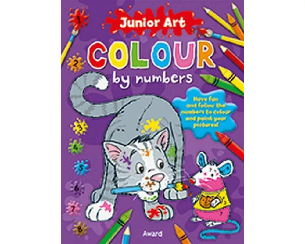 Junior Art Colour By Numbers: Cat