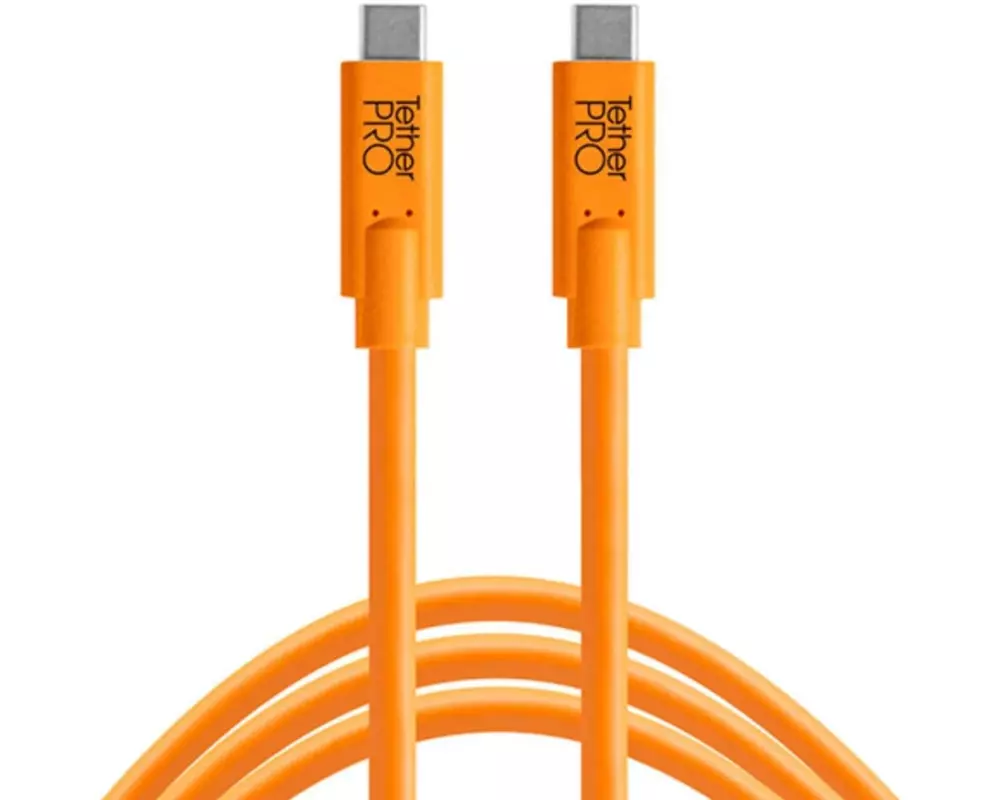 Tether Tools Kabel TetherPro USB-C / USB-C 4.6 Meter – orange