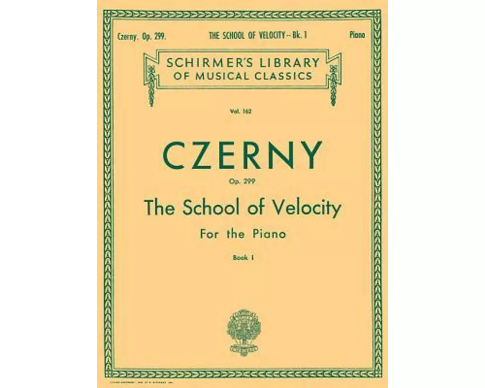 School of Velocity, Op. 299 - Book 1