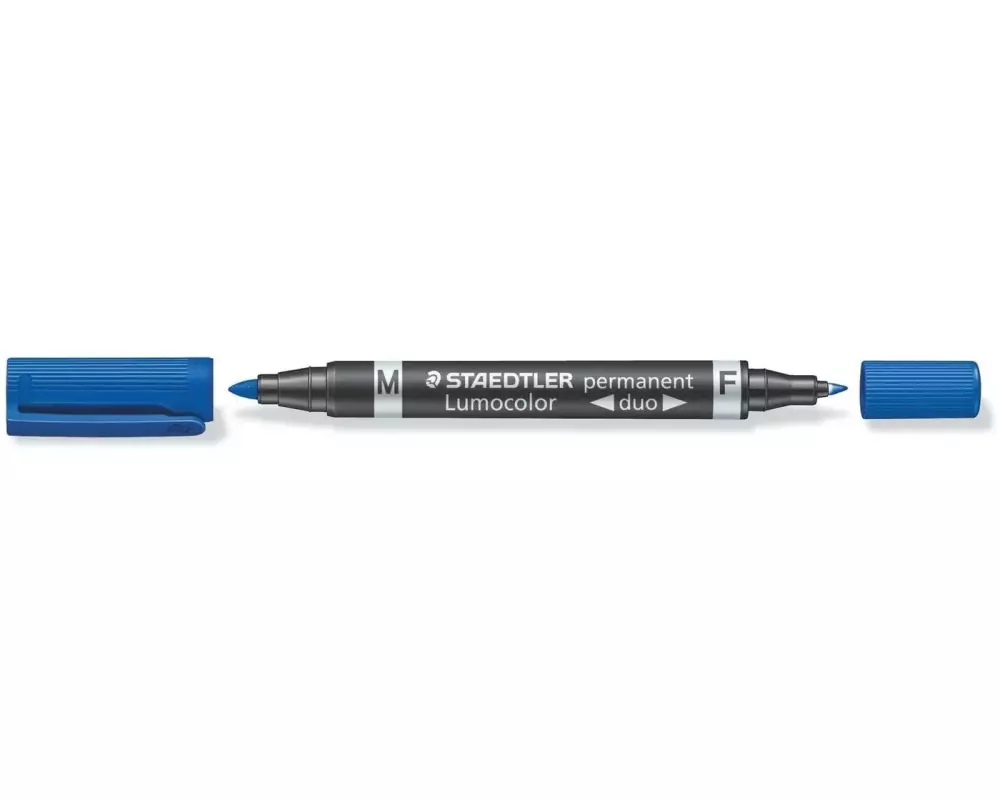 Staedtler Permanent-Marker Lumocolor Duo 348 Blau