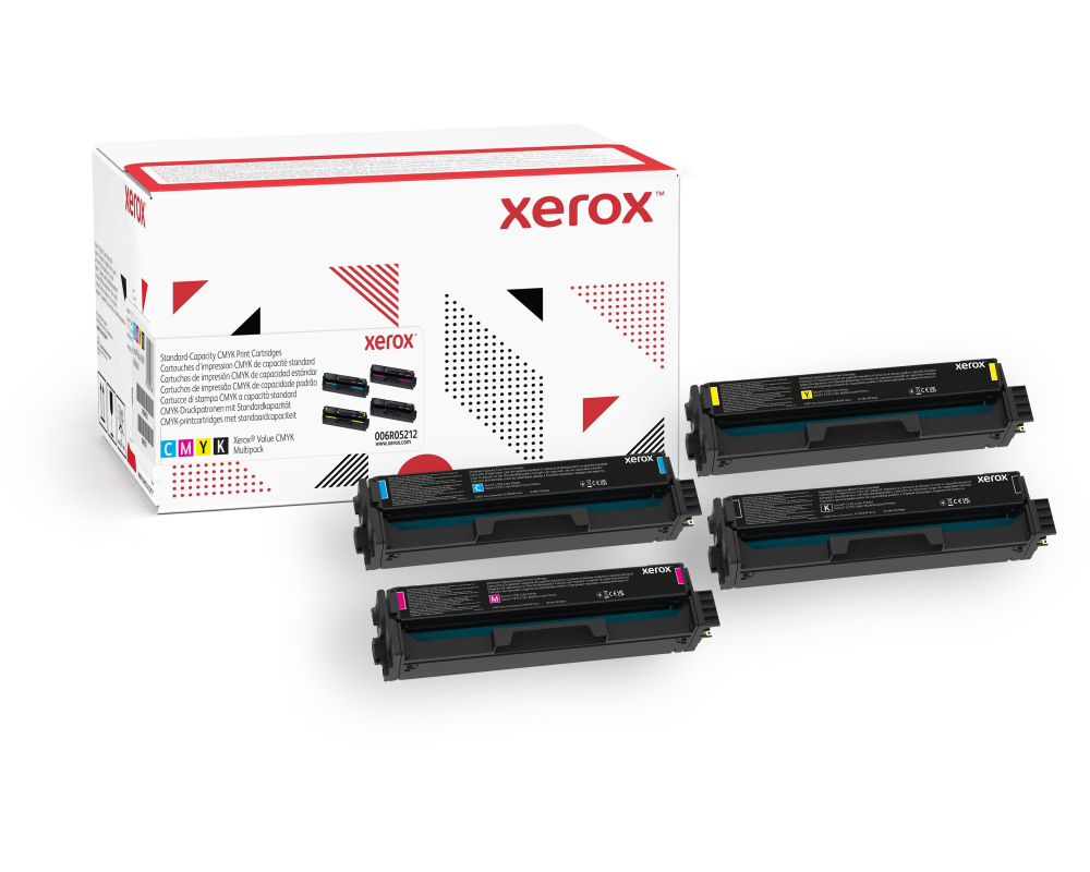 Xerox ® C230 Farbdrucker​/​C235 Farb-Multifunktionsdrucker Standardkapazität-Tonermodul Multipack (1500 Seiten) - 006R05212